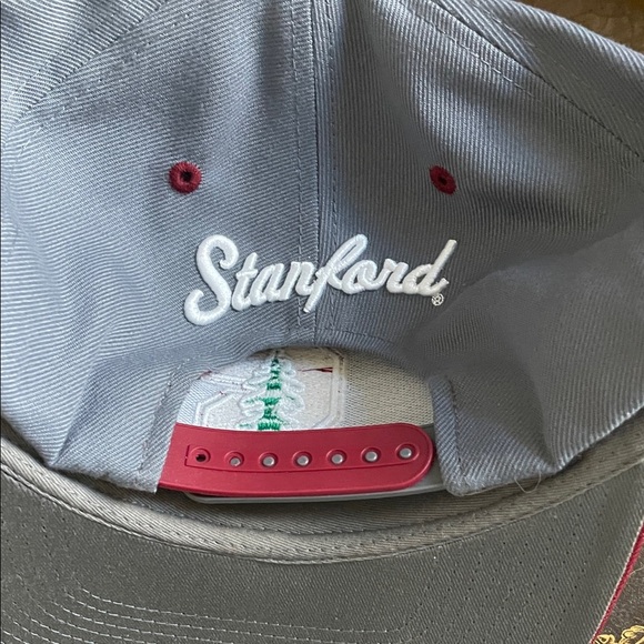 Stanford-Gray and Red Baseball Hat - Picture 2 of 3